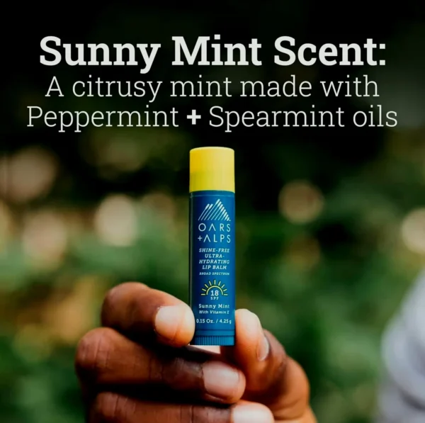 Shine-Free Lip Balm with SPF 18, Cool Scent, Set
