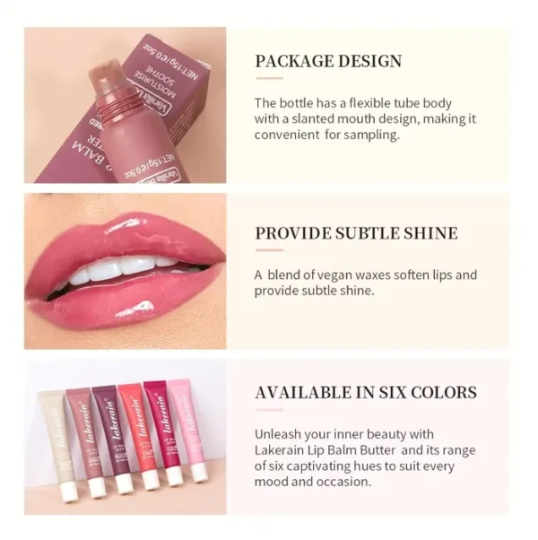 Hydrating Lip Butter for Chapped Lips Care (Cherry)