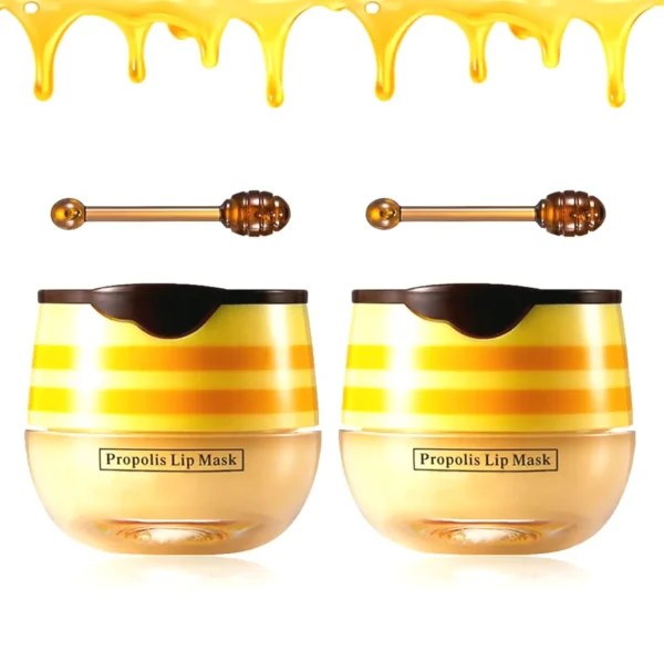 2PCS Honey Lip Balm Hydrating Mask