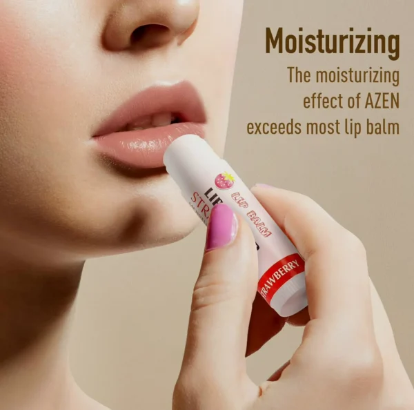 AZEN 12 Set Lip Balm, Natural Bulk Lip Care, Moisturizing Lip Balm for Dry Lips