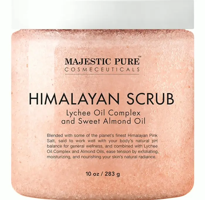 Majestic Salt Exfoliant with Lychee - 10 Ounces