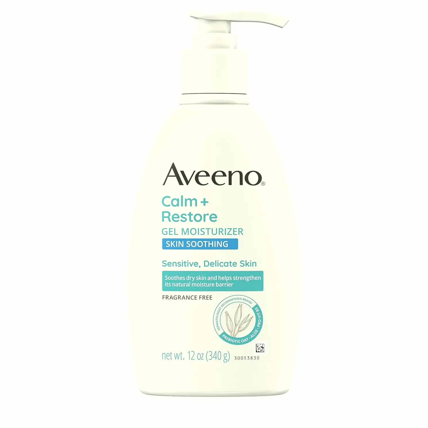 Aveeno Calm + Renew Gel Moisturizer for Sensitive Skin, Lightweight
