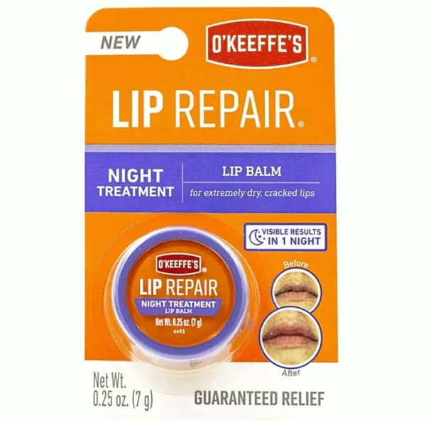 O'Keeffes Night Lip Balm Treat, 0.25 Ounce