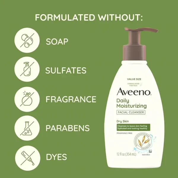 Aveeno's Everyday Moisturizing Facial Cleanser