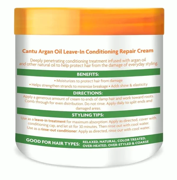 Cantu Argan Oil Conditioning Cream, 16 Ounces