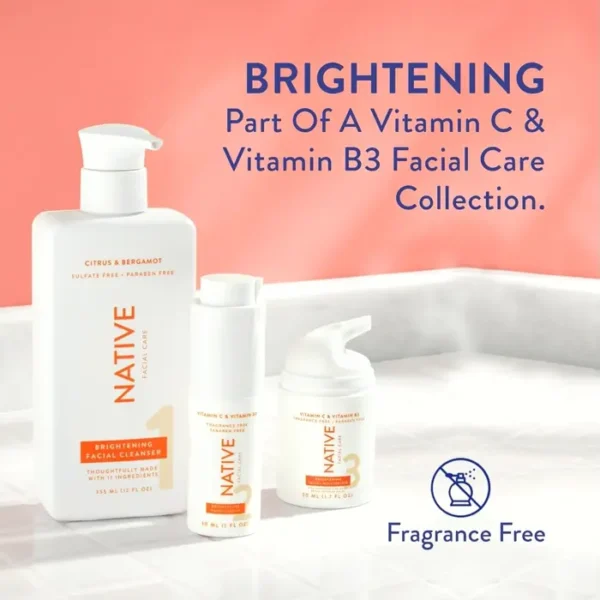Native Brightening Face Elixir with Vit C & B3