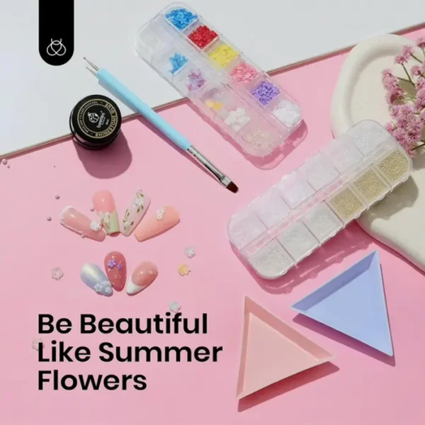 Beetles 3D Flower Charms 2 Boxes
