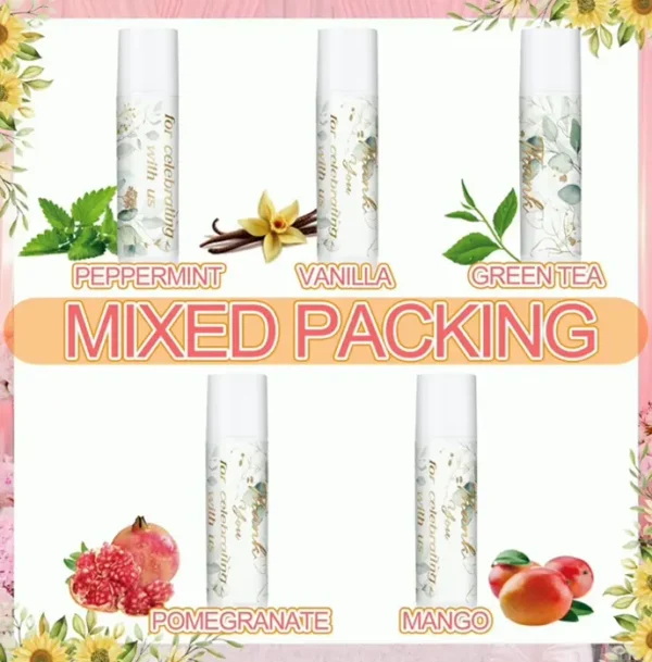 Charmz Gift Lip Care Set with Mixed Fruit Flavors for Event Favors