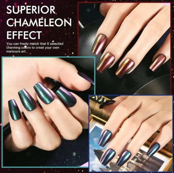 Morovan Metallic Nail Polish Set: Quick Dry Lacquer Collection