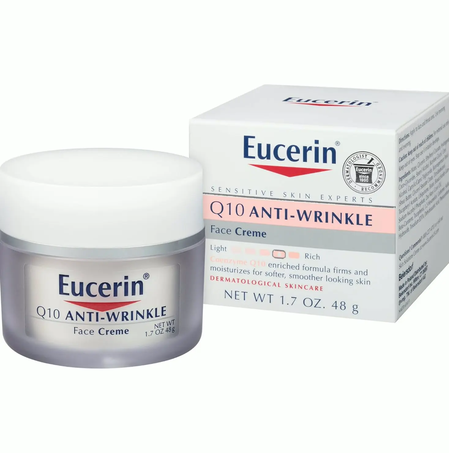 Eucerin's Coenzyme Q10 Anti-Wrinkle Facial Moisturizer, 1.7 Oz