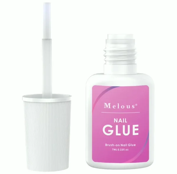 Pink Nail with Stick Nails, and Nails, Nail Powerful on Nail for Art 1PCS