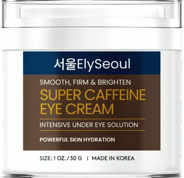 Premium Caffeine Eye Cream: Wrinkle Treatment, Revitalizes Under Eyes