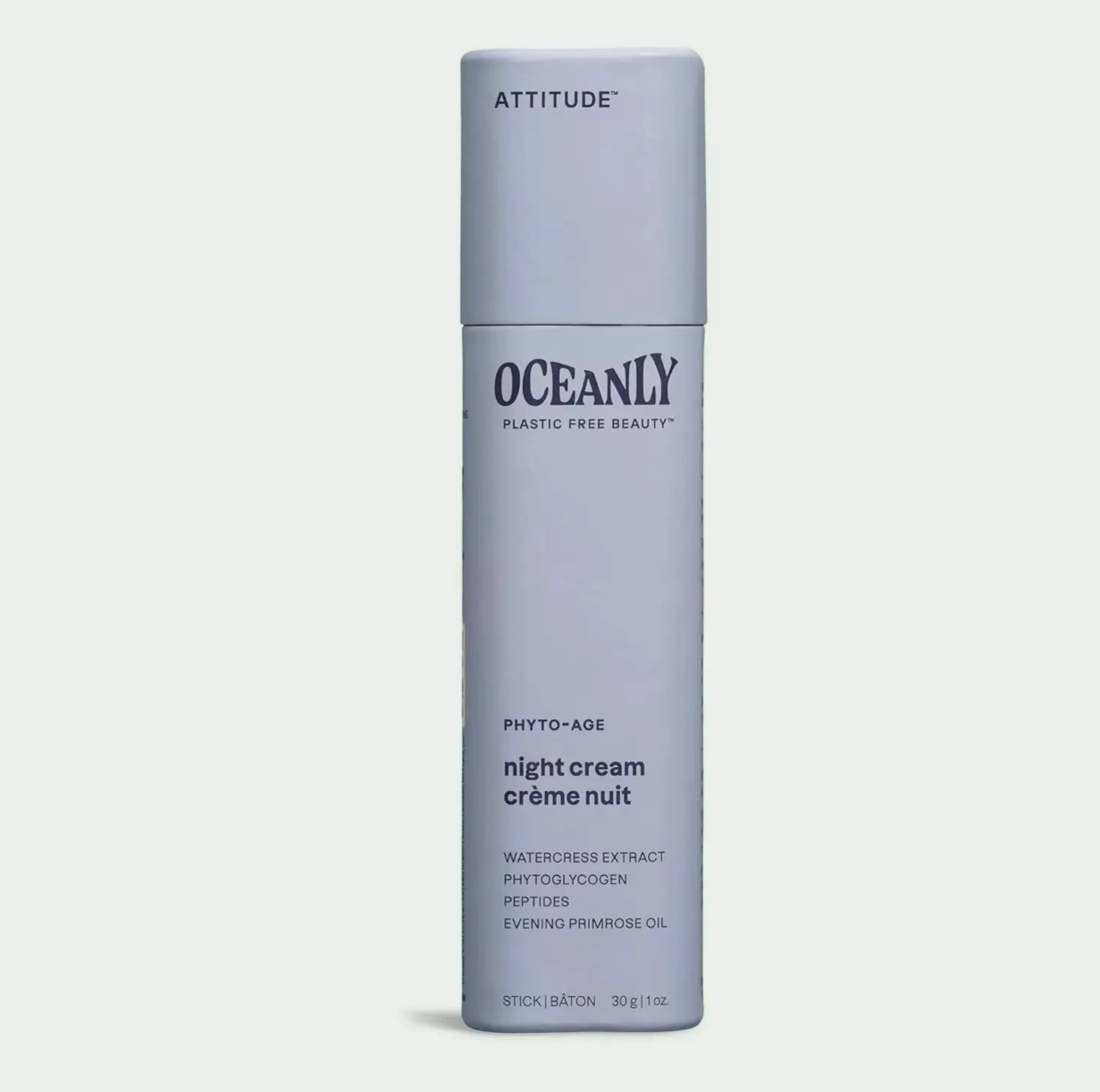 Sea-Inspired Night Moisturizer Bar, Plant Based, Vegan