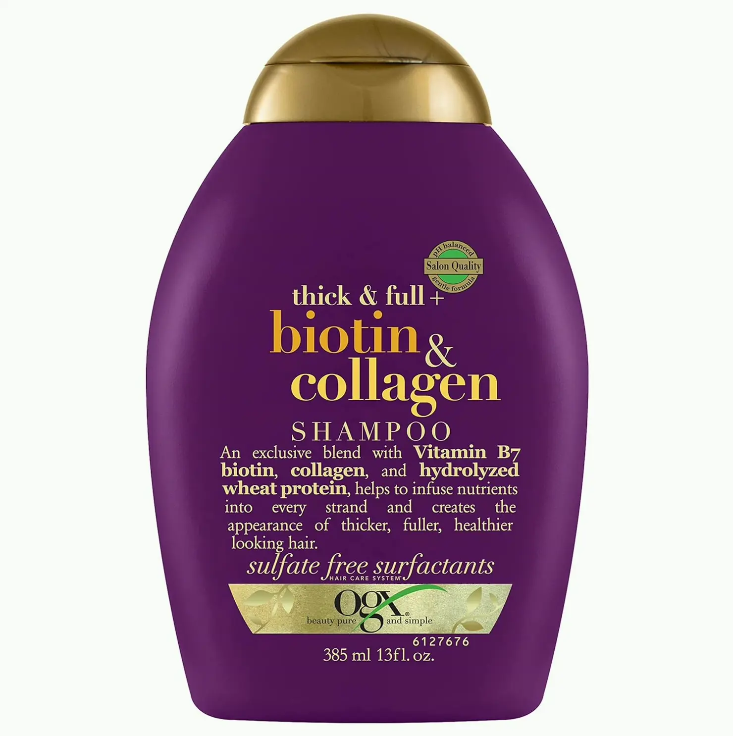 OGX Vitamin B7 and Collagen Volumizing Shampoo, 13 Oz