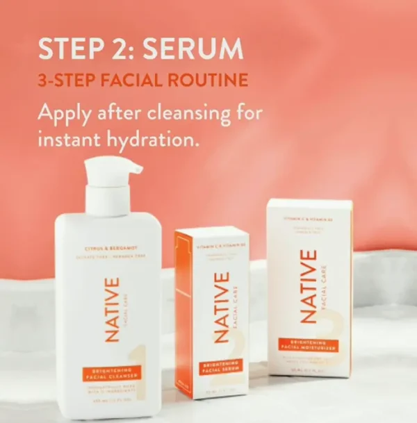 Native Brightening Face Elixir with Vit C & B3