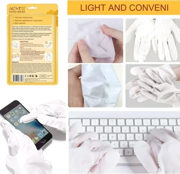 Moisturizing Hand Mask Gloves for Dry, Rough Skin Care