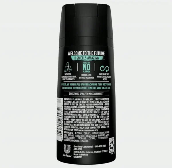AXE  Explorer Body Spray 4 Ounce, Herbal and Cedarwood