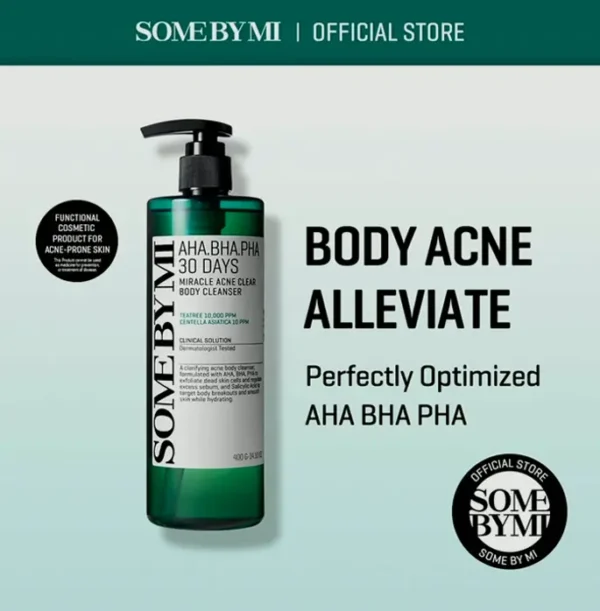 AHA BHA PHA Body Cleanser - Mild Exfoliating Daily
