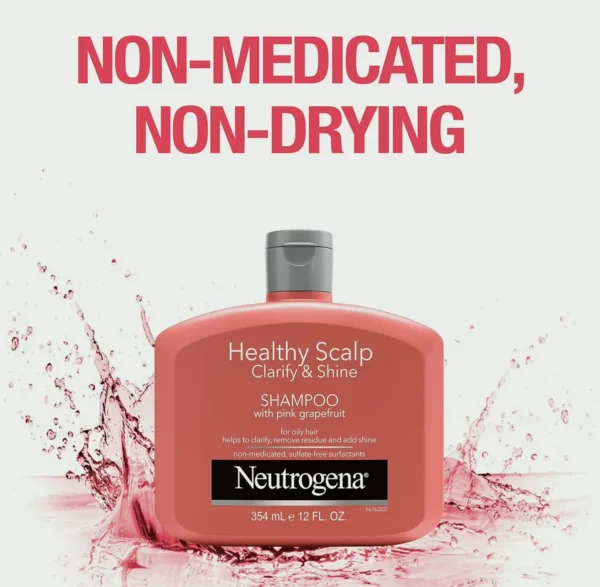 Clarify & Shine Exfoliating Shampoo for Oily Hair and Scalp - Grapefruit 12 oz