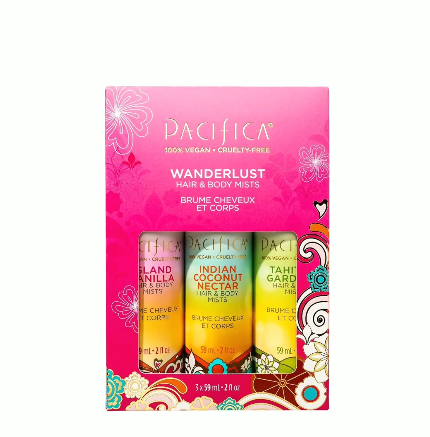 Pacifica Beauty Mini Perfume Sampler, Island Vanilla Scents