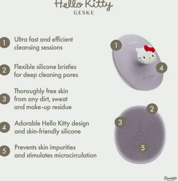 GESKE Smart Facial Cleaner w/ Hello Kitty